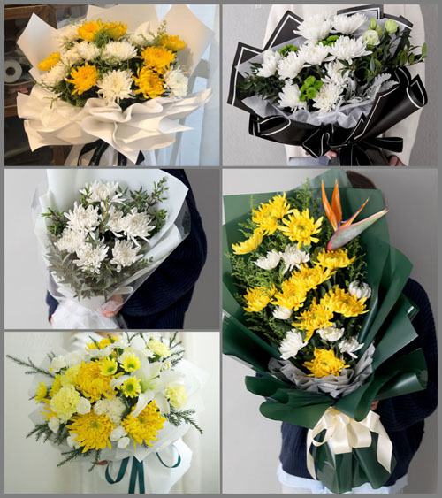 安徽马鞍山花山区白事花束代送